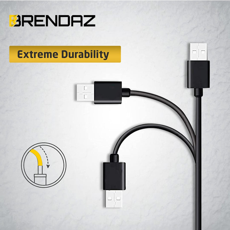 BRENDAZ Compatible Nikon Camera USB Cable for Nikon D7000, D90, D3000, D3100 DSLR Camera, Works as Replacement for UC-E4 USB Cable, Mini USB Cable USB 2.0 Data Transfer & Charger Cable Cord (6-FEET) 6-FEET