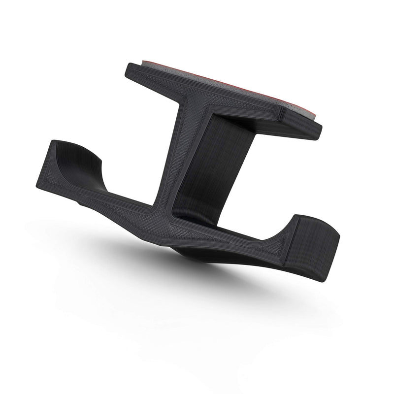 Brainwavz BigT Under Desk Headphone Stand Mount Holder, for Gaming, Music, Mobile Headsets Hanger, No Screws (Black) Black