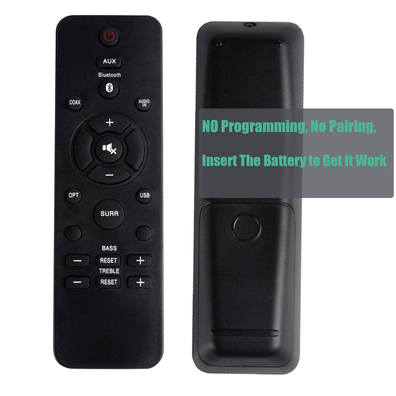 Motiexic Remote Control for Philips Soundbar HTL2151/HTL2101A /HTL2102 /HTL2109 /HTL2105 HTL2111A, HTL2111A/F7, HTL2151, HTL2151/F7