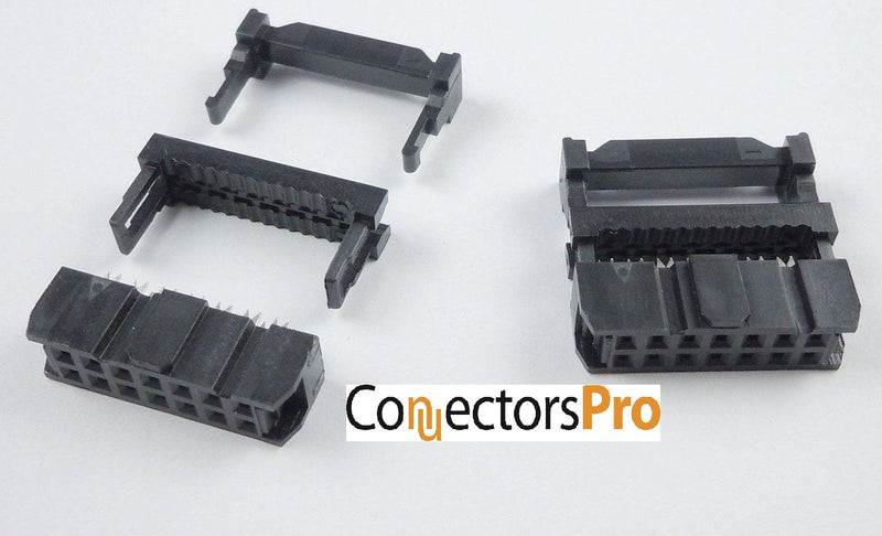 [AUSTRALIA] - Pc Accessories - ConnectorsPro 50-Pack 2X7 14P FC 2.54mm 0.1" Pitch Dual Row IDC Sockets for Flat Ribbon Cable, 14 Pins Female Connectors 