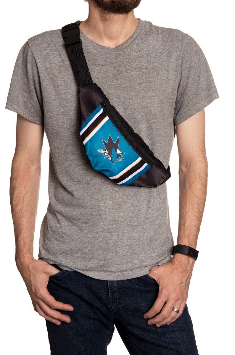 Official NHL Unisex Adjustable Fanny Pack (San Jose Sharks) San Jose Sharks