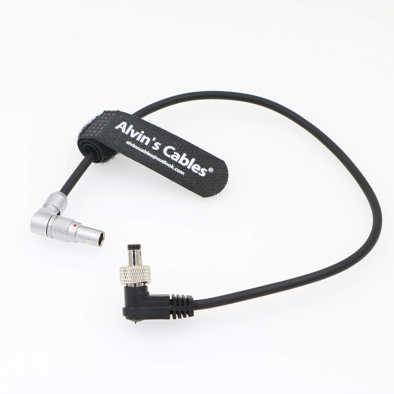 Alvin's Cables Z CAM E2 Flagship Rotatable Power Cable for Atomos Shinobi Ninja V OSEE G7 Monitor Adjustable 90 Degrees 2 Pin Male to Right Angle Lock DC Cord for Z CAM E2-S6 E2-F6 E2-F8