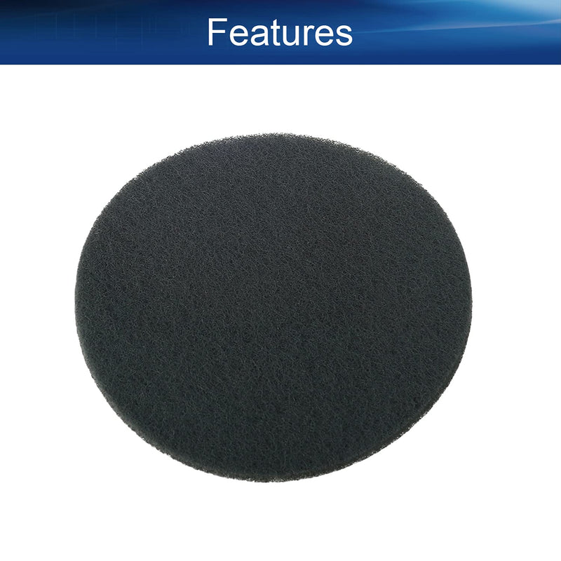 Auniwaig 1200-Grits 7 Inch Scrubber Scouring Pads Gray-Multipurpose, Drill Scuffing Disc Hoop and Loop Surface Conditioning Disc 6pcs 1200# 6pcs