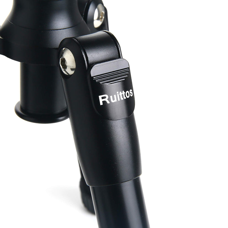 Ruittos Tabletop Tripod, Mini Tripod, 22inch High, with 360 Degree Pan Ball Head, Aluminum Alloy, Ultra Compact, Portable for DSLR, Travel