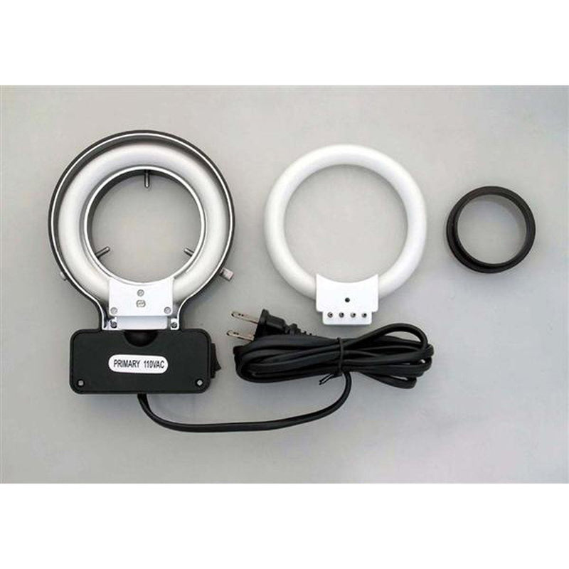 AmScope FRL12-A 12W Microscope Fluorescent Ring Light + Adapter