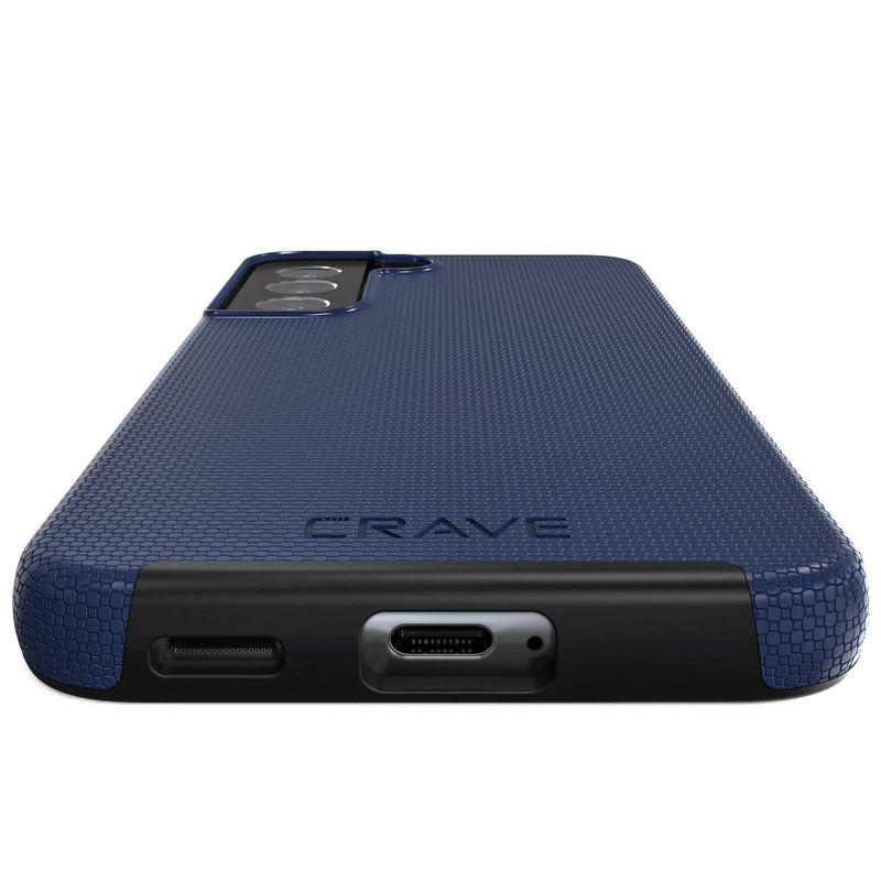 [AUSTRALIA] - Crave Dual Guard for Samsung Galaxy S22 Case, Shockproof Protection Dual Layer Case for Samsung Galaxy S22 5G - Navy 