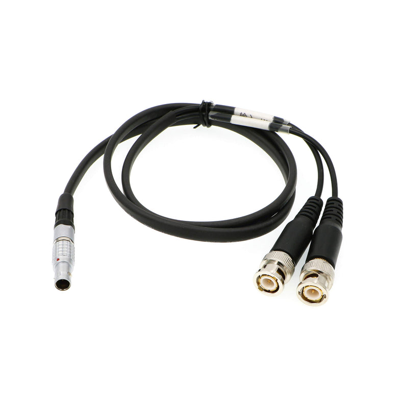 Uonecn Sound Devices XL-LB2 Timecode Input Output Cable 5 Pin Male to BNC Straight 5 Pin to BNC