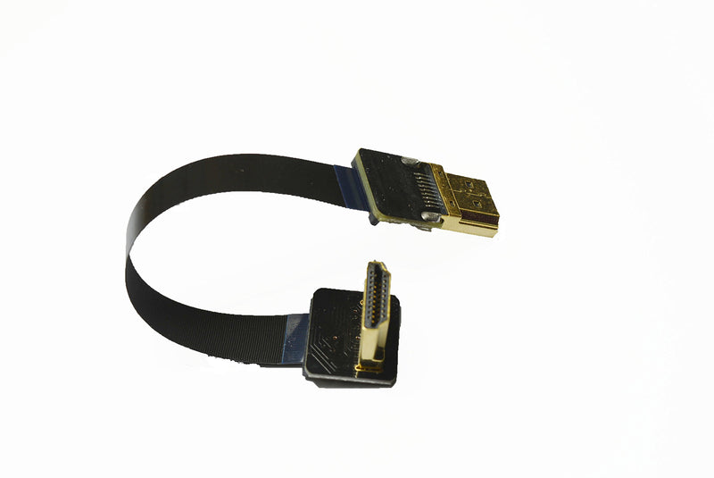 Short FPV HDMI Cable Standard HDMI Male Full sze HDMI Normal HDMI to Standard HDMI Male 90 Degree for RED BMCC FS7 C300 (5CM) 5CM