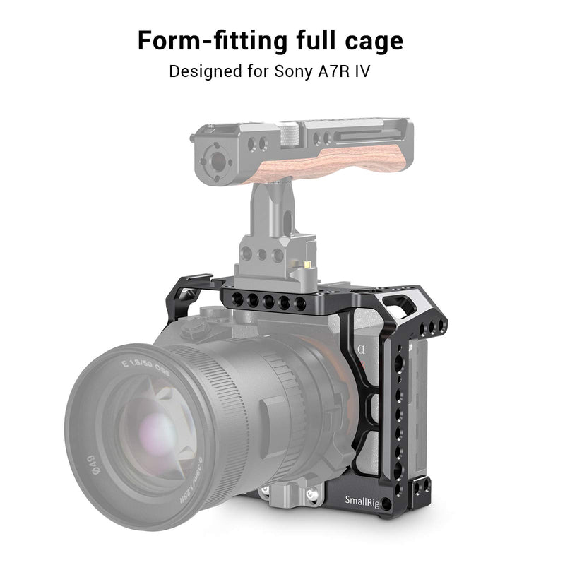 SMALLRIG A7R IV Camera Cage for Sony Alpha A7R IV with Cold Shoe Mount and NATO Rail - CCS2416