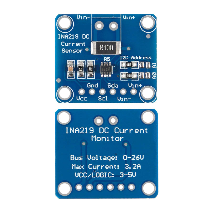 ACEIRMC 6pcs INA219 I2C Bi-Directional DC Current Power Supply Sensor Breakout Module Compatible with Arduino Raspberry Pi