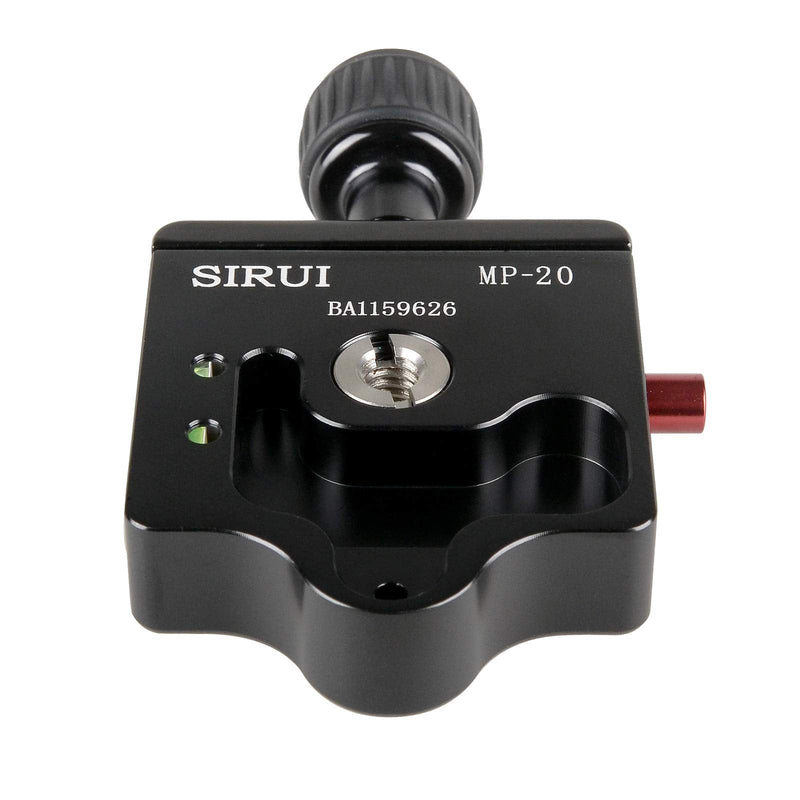 SIRUI Quick-Release Base for 1/4 Inch and 3/8 Inch Safety Lock Arca Swiss Compatible (MP-20) MP-20
