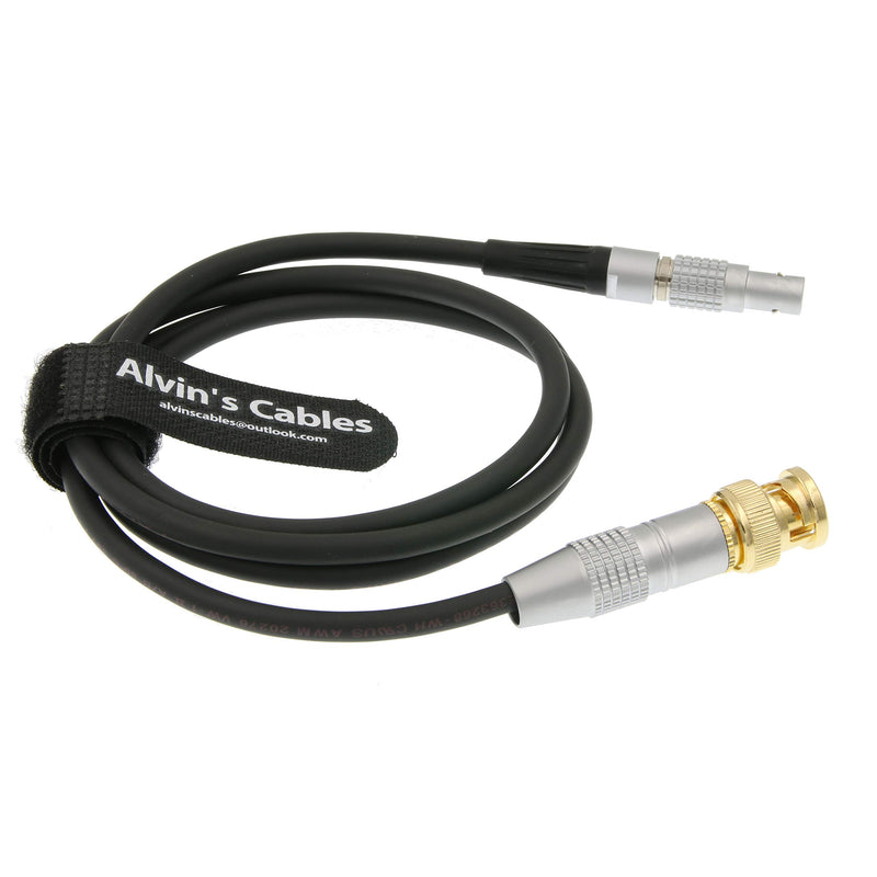 Alvin's Cables BNC to 5 Pin Male ARRI Mini TIME Code Cable for Sound Devices ZAXCOM 1M