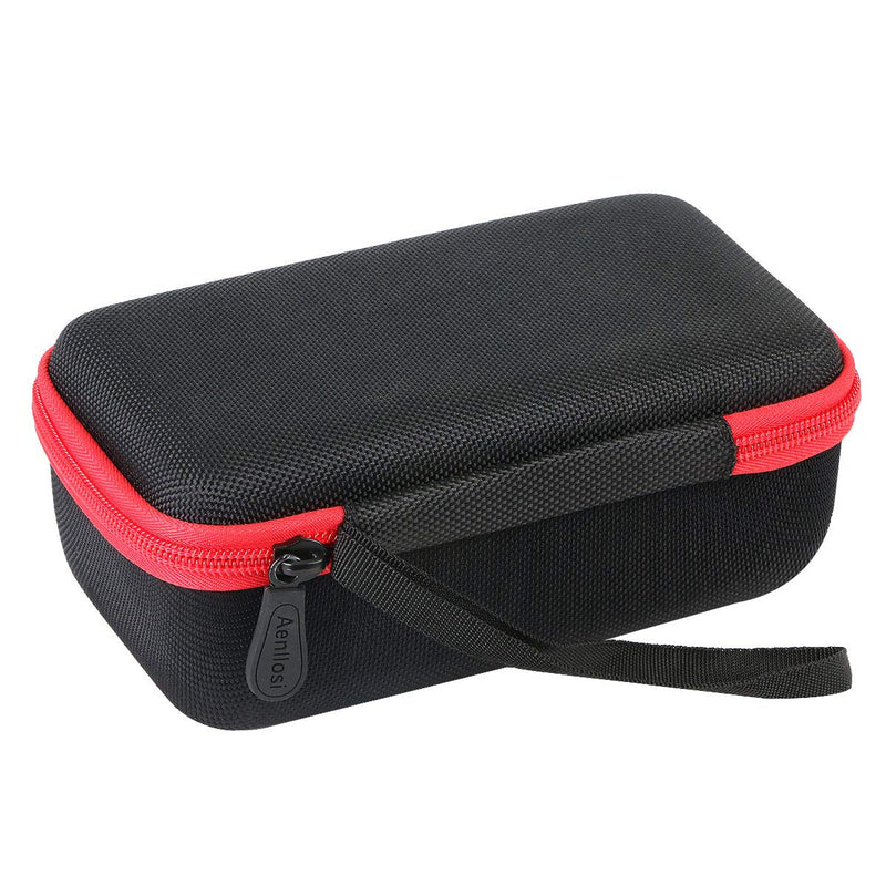 Aenllosi Storage Case for Rode VideoMic GO On Camera Microphone - Black/Red(only case)