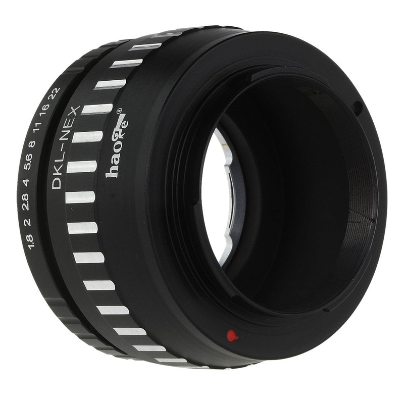 Haoge Lens Mount Adapter for Voigtlander Retina DKL Mount Lens to Sony E Mount NEX Camera as a3000 a3500 a5000 a5100 a6000 a6400 a6500 A7 A7R A7S A7II A7RII A7SII A7III A7RIII A9 EA50 FS7 FS5 FS7II