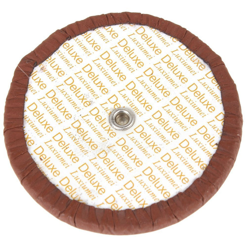Timiy 25pcs Brown Leather Pads Sax Leather Pads Replacement Saxophone Pads for Alto Saxophone