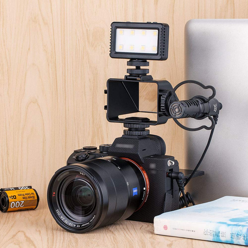 Adjustable Mirrorless Camera Flip Screen Mirror, Vlog Selfie Flip Screen Bracket for Sony ZV-1 A1 A6500 A6400 A6300 A7III Fujifilm X-E4 X-T3 X-T30 X-T20 Nikon Z5 Z7II Z6II Olympus E-M1