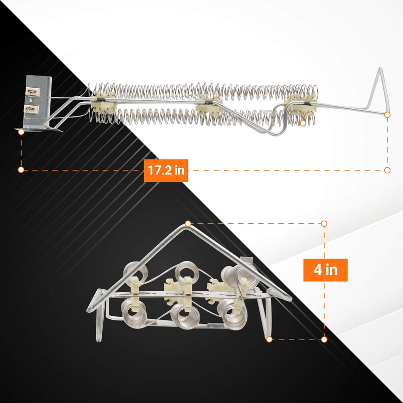 4391960 & 279816 Dryer Heating Element with Dryer Thermal Cut-off Kit by BlueStars - Exact Fit for Whirlpool & Kenmore Dryers - Replaces WP4391960 AP3109438 3399848 AP3094244