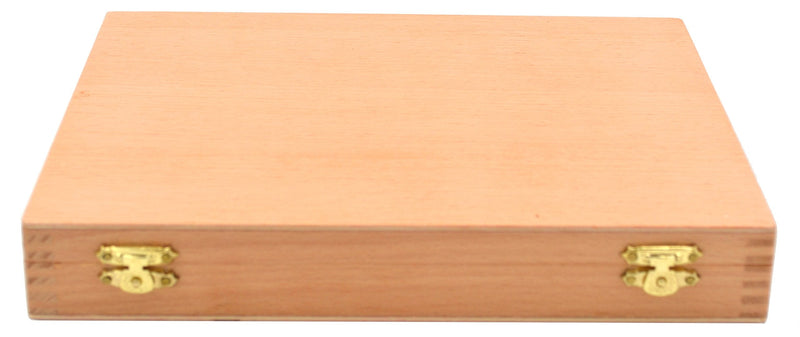Wooden Slide Box for 100 Slides, with Latches- Fits 75x25mm Slides