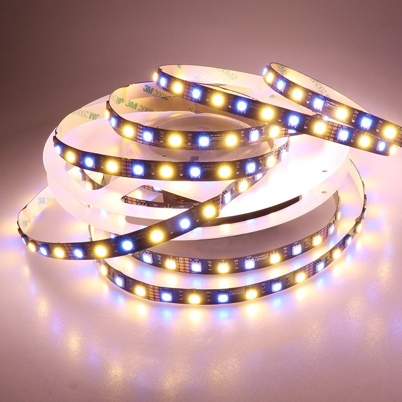 [AUSTRALIA] - LEDENET Flexible RGBWW LED Strip Lights - 12V RGB + Warm White LED Tape Light - Black PCB RGB+WW Non-Waterproof 