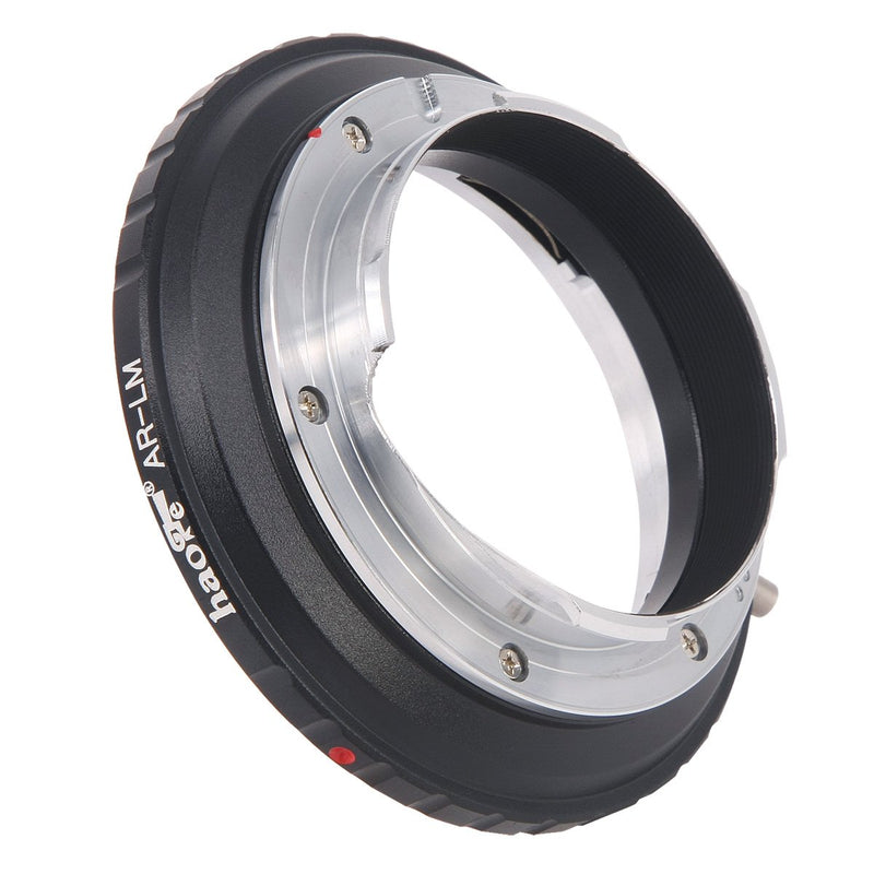 Haoge Lens Mount Adapter for Konica AR Lens to Leica M LM Mount Camera Such as M240, M240P, M262, M3, M2, M1, M4, M5, M6, MP, M7, M8, M9, M9-P, M Monochrom, M-E, M, M-P, M10, M-A