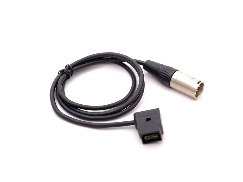 4pin XLR Male to D-Tap Female Power Cable for Anton Gold Mount V-Mount Battery