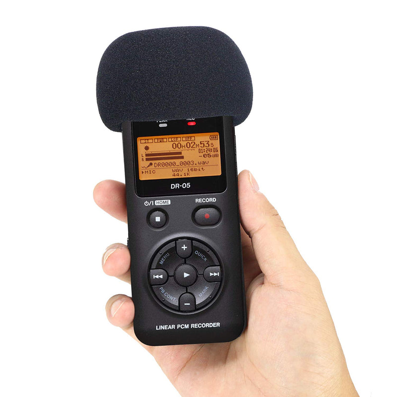[AUSTRALIA] - SUNMON Windscreen Foam Filter Fits DR-05,DR05X Portable Digital Recorders, DR 05X Indoor Mic Windshield Pop Filter (2 pcak) foam 2pack 