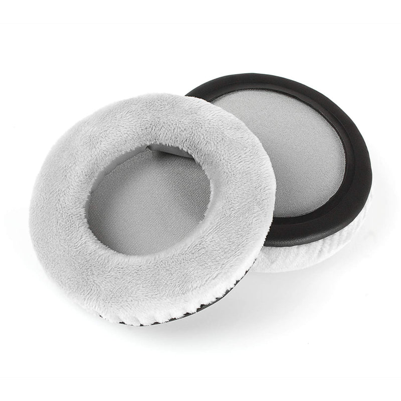 [AUSTRALIA] - Velvet Ear Pads Cushions Covers Replacement Earpads Foam Pillow Compatible with Beyerdynamic DT 990 Pro DT 770 Pro DT990 DT770 Pro Headset Headphone (Grey) Grey 