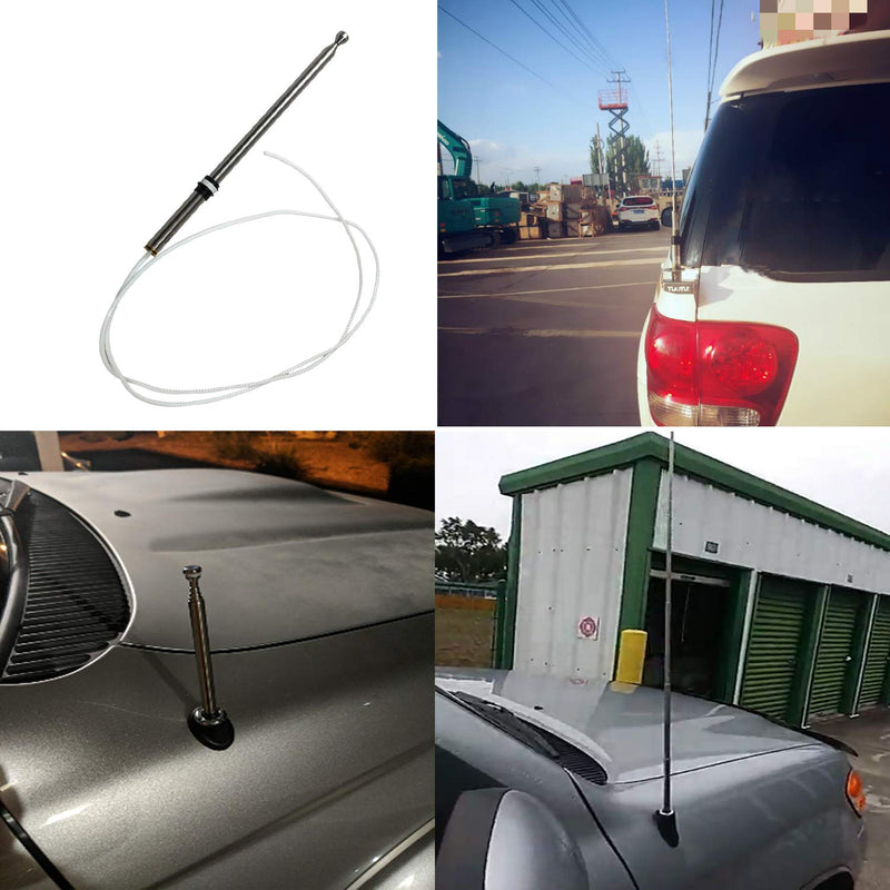 [AUSTRALIA] - Anina Power Antenna Mast Compatible with 2001-2007 Toyota Sequoia for AM/FM Radio Aftermarket Antenna Motor Replacement 86337AF011 Series 1 