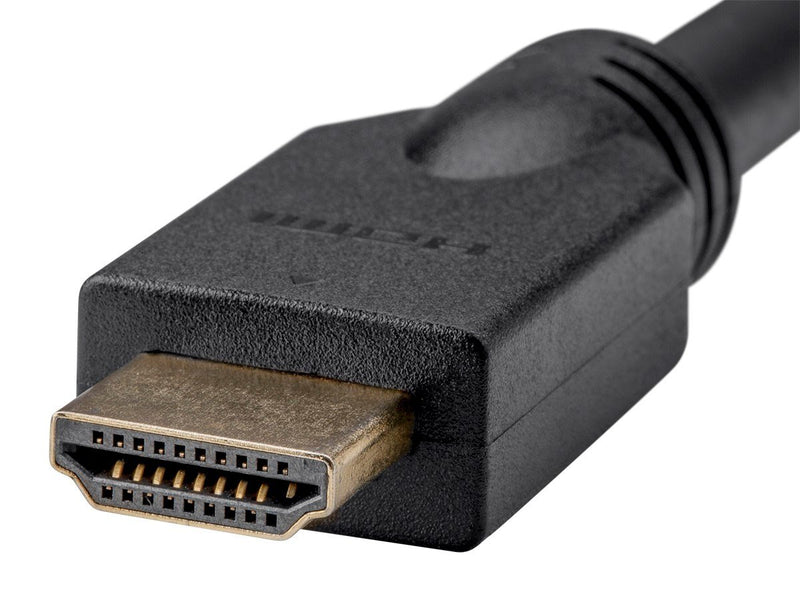Monoprice High Speed HDMI Cable - 15 Feet - Black | No Logo, 4K @ 60Hz, HDR, 18Gbps, YUV 4:4:4, 26AWG, CL2 - Commercial Series 15ft