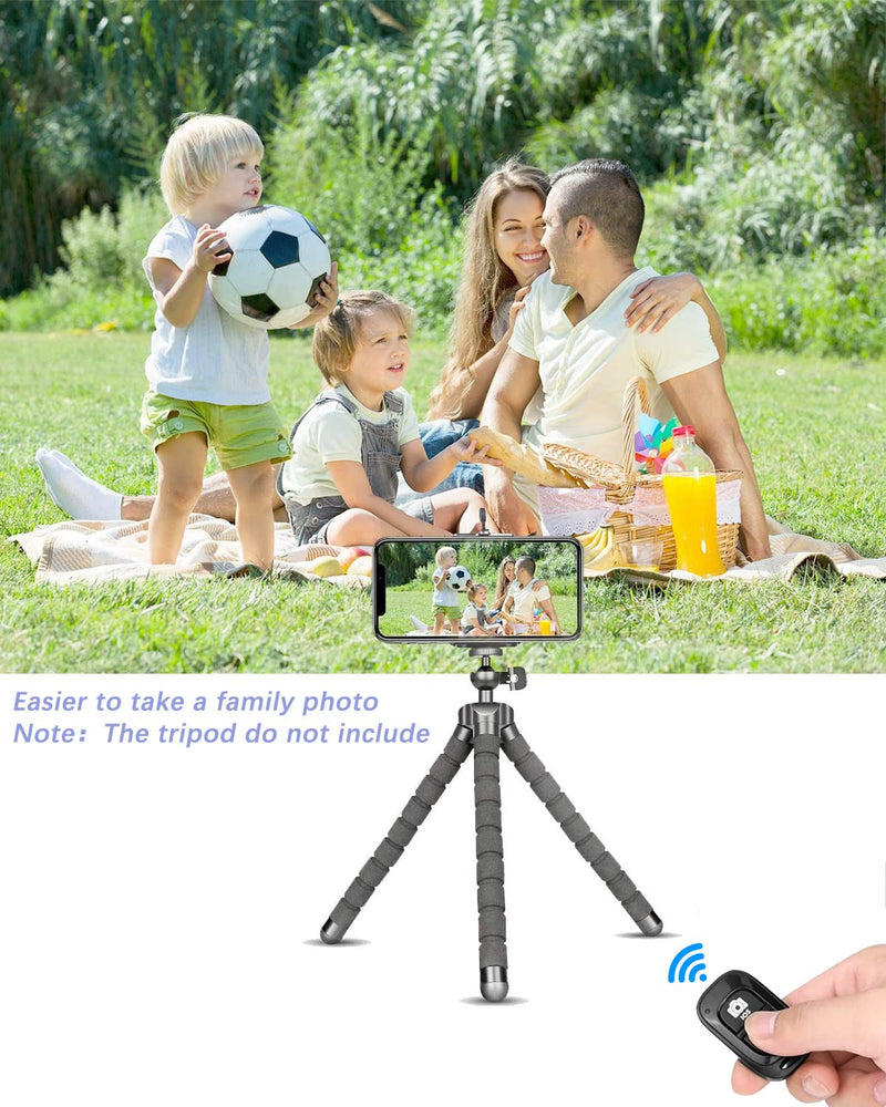 Remote Shutter for iPhone Camera, Bluetooth Remote for Android, Hands Free Works with Take a Christmas Family Portrait, Create Amazing Photos and Selfies, Wrist Strap Included（3 Pack）