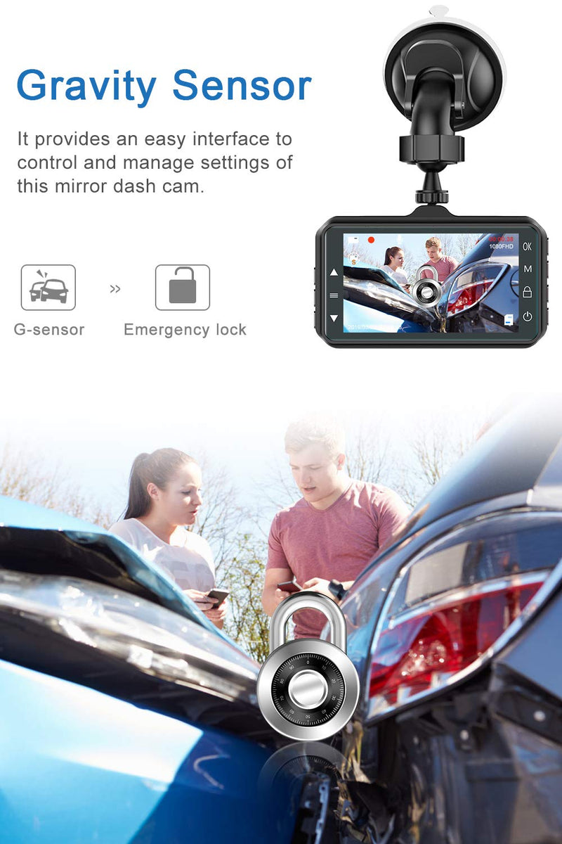 Dash Cam for Cars 1080P FHD 2022 Car Dash Camera for Cars CHORTAU 3 inch Dashcam with Night Vision,170¬∞Wide Angle, Parking Monitor, Loop Recording, G-Sensor