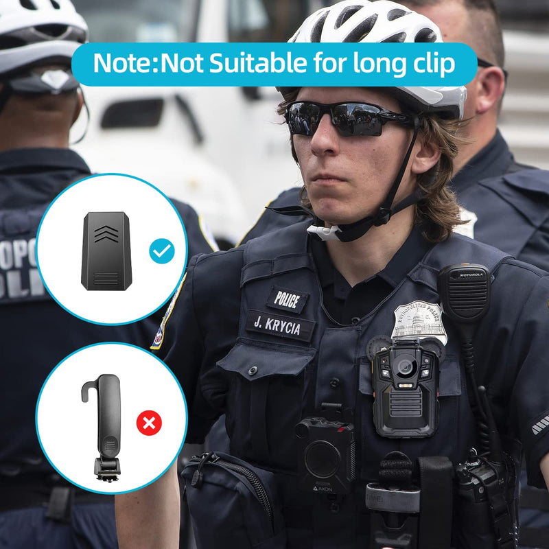 CAMMHD Body Camera Magnet Mount, Support 45° Angle Adjustable for Body Camera, 6 Strong Magnets, Universal Magnetic Suction Clip for All model Body Cameras, Make from Durable Leather, Stick to Clothes