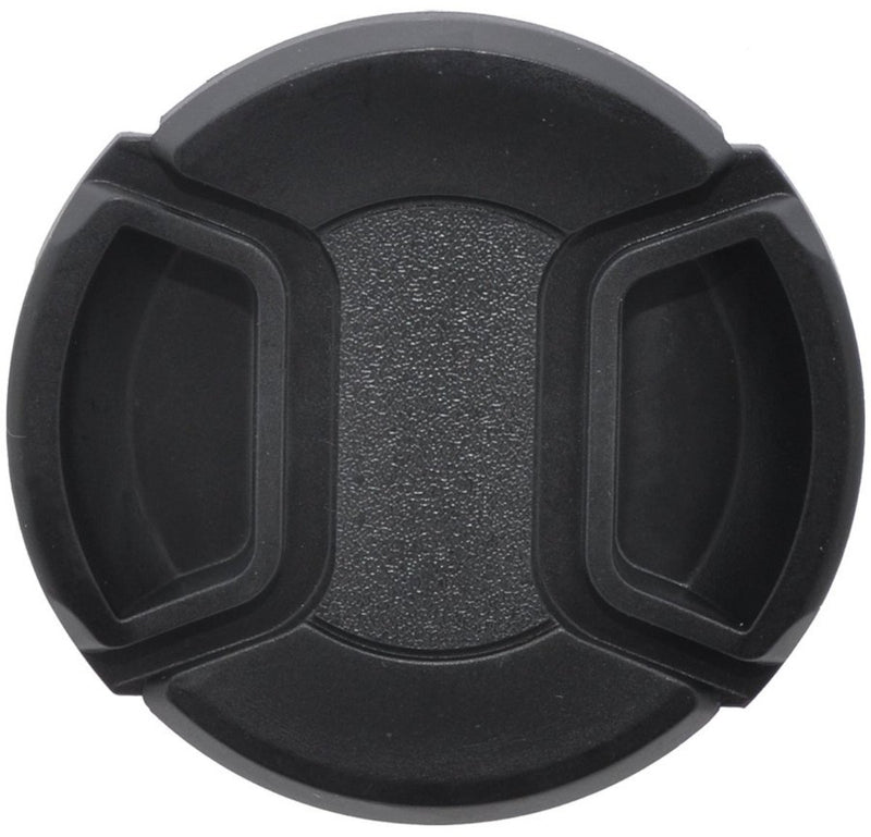 55mm Universal Snap-On Lens Cap for Nikon DL24-500 f/2.8-5.6, D3400 with 18-55MM AF-P DX Digital Camera + MicroFiber Cleaning Cloth