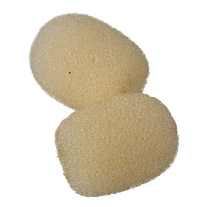 BQLZR 3mm Dia Yellow Wind Shield Mic Sponge Cover for Loudspeaker Lapel Microphone Headset Microphone EY-M02 Pack of 10