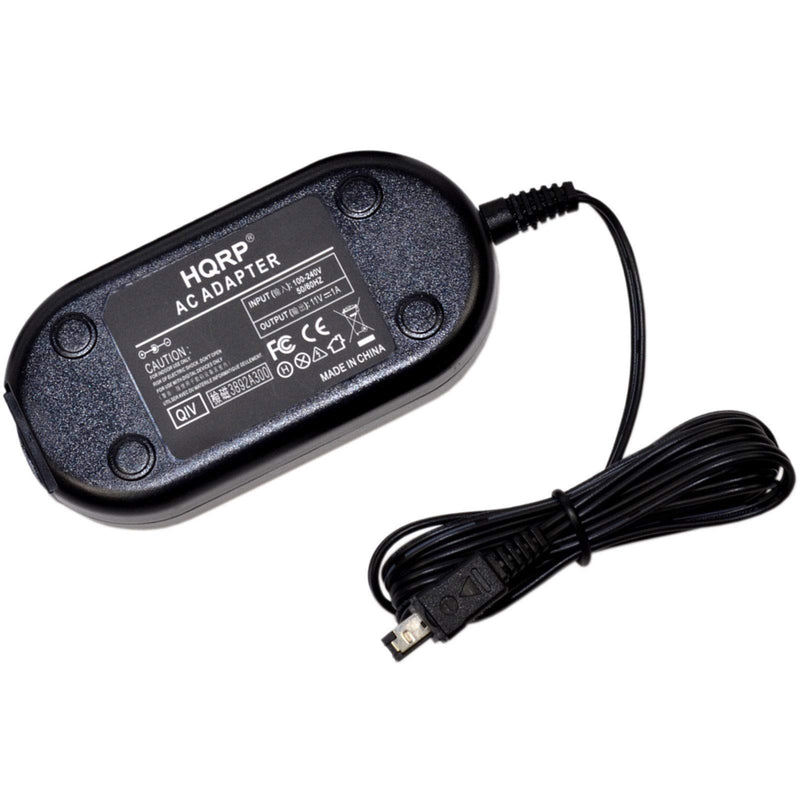HQRP AC Adapter/Charger Compatible with JVC AP-V14 AP-V15 AP-V16 GZ-MG630A GZ-MG21U GR-D72U GZ-MG27U GR-D93U GR-D371US GR-D375US GR-D395US GR-AX890US GR-D230US GZ-MS100 GR-AXM17U GR-AXM18U Camcorder