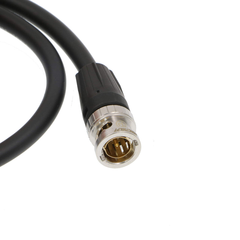 Alvin's Cables 12G HD SDI BNC to BNC Male Video Coaxial Cable for 4K Video Camera 19 Inches Black 50CM