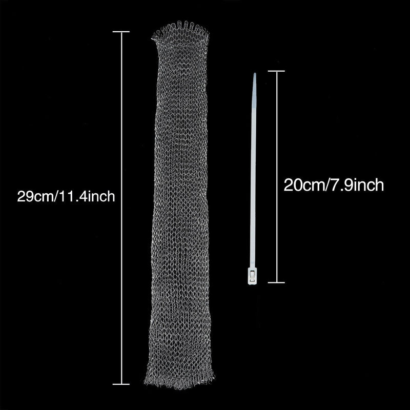 [AUSTRALIA] - Shappy 20 Pieces Lint Traps Washing Machine Lint Trap Snare Laundry Mesh Washer Hose Filter with 20 Pieces Cable Ties 