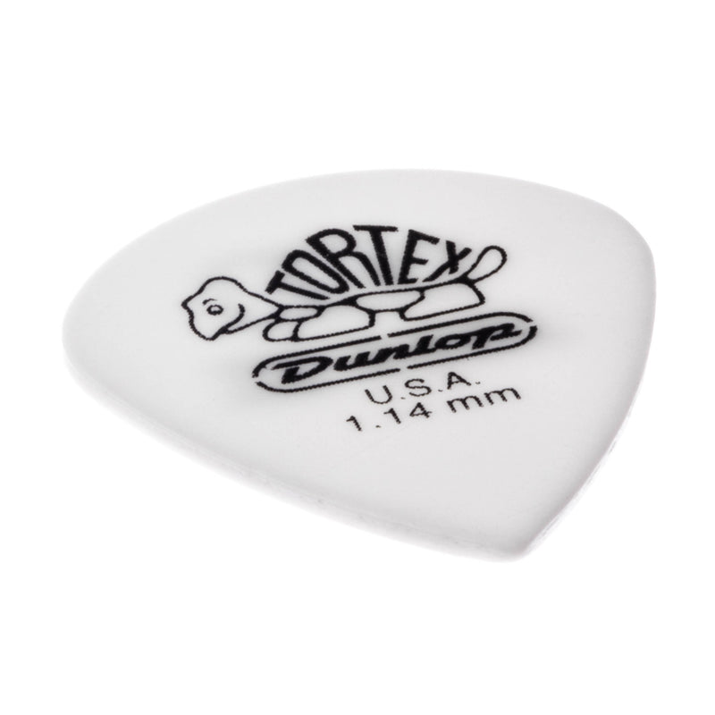 Jim Dunlop 478P1.14 Tortex White Jazz III, 1.14mm, 12/Player's Pack 12 Pack