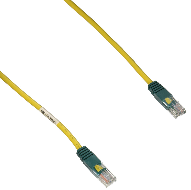 Tripp Lite Cat5e 350MHz Molded Cross-over Patch Cable (RJ45 M/M) - Yellow, 10-ft.(N010-010-YW) 10 feet