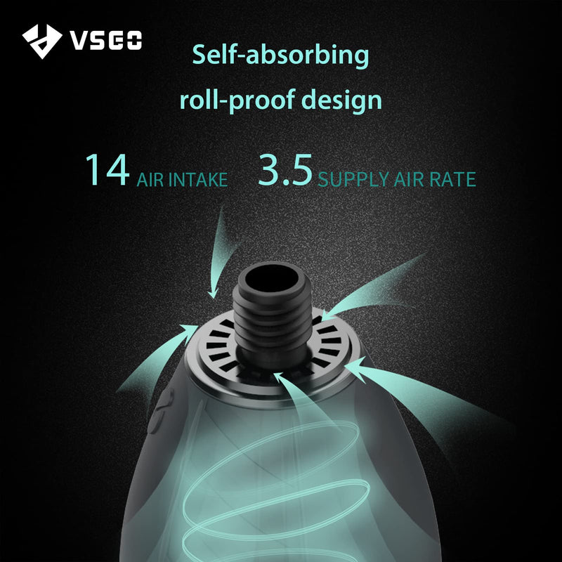 VSGO Soft Tip Strong Air Blower, Single Air Intake Camera Lens Blower, with Self-Suction Cup for Reflector, Focusing Screen, SLR Sensor, Lens, Mirrorless Sensor, Coffee Machines, Handicrafts