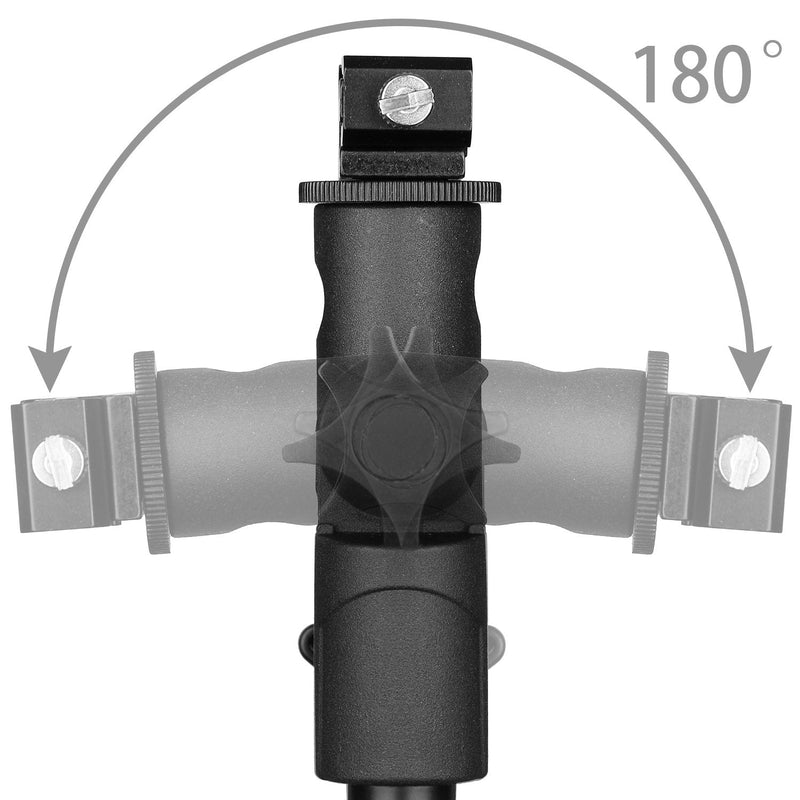 Camera Flash Speedlite Mount, ChromLives Professional Swivel Stand Light Bracket, Umbrella Bracket Shoe Holder E Type Compatible with Canon Nikon Pentax Olympus Nissin Metz, Other Speedlite Flashes flash stand