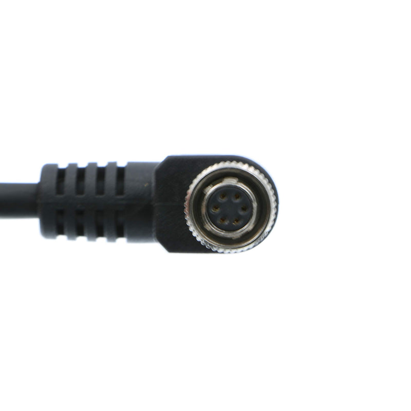 Alvin's Cables 12 Pin Hirose Female Right Angle to Open End Shield Cable for Sony Basler Cameras 3 meters
