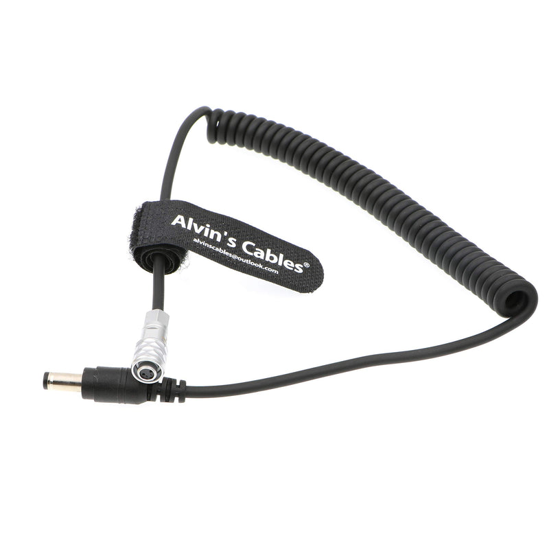 Alvin's Cables Blackmagic Pocket Cinema 4K BMPCC 4K Locking DC Power Cable Straight DC Coiled Cable 2