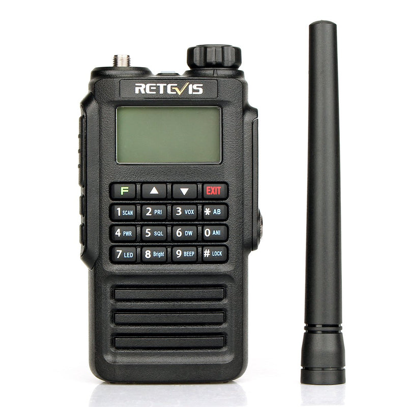 Retevis RT87 2 Way Radio Waterproof IP67,Long Range Walkie Talkie Rechargeable Dual Band High Power Two Way Radio, VOX DTMF MSK Tone (1 Pack)