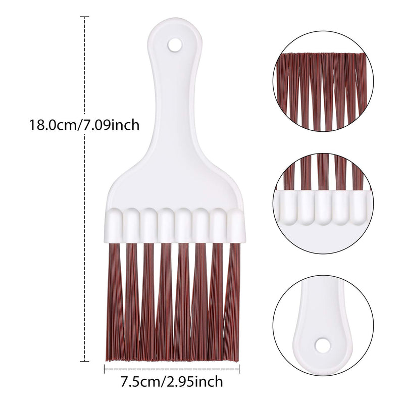 3 Pieces Condenser Fin Straightener AC Fin Comb Air Conditioner Condenser Fin Cleaning Brush Refrigerator Coil Cleaning Whisk Brush
