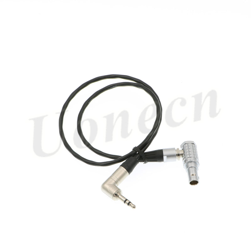 [AUSTRALIA] - Uonecn Sound Device Time Code Cable Right Angle 3.5mm to 0B 5 pin Male Tentacle Sync Adapter Cable 