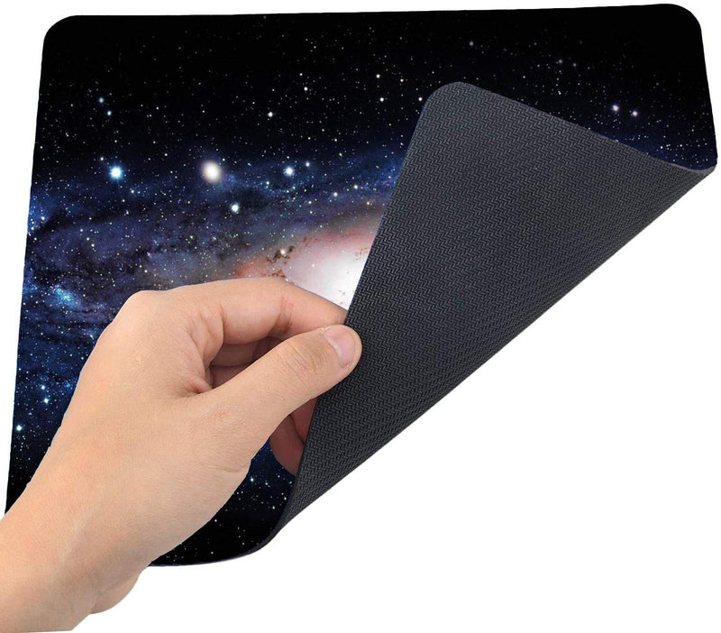 PROEVER Andromeda Galaxy Mouse Pad, Non-Slip Rubber Base Mousepad for Computer, Gamer, Laptop & Desktop