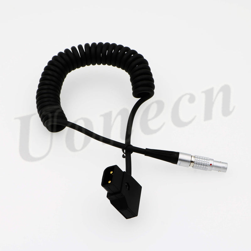 Uonecn Anton Bauer Teradek Bond Power Cable Dtap to 0B 2 pin Plug Spring Cable Spring cable straight 2 pin male to Dtap