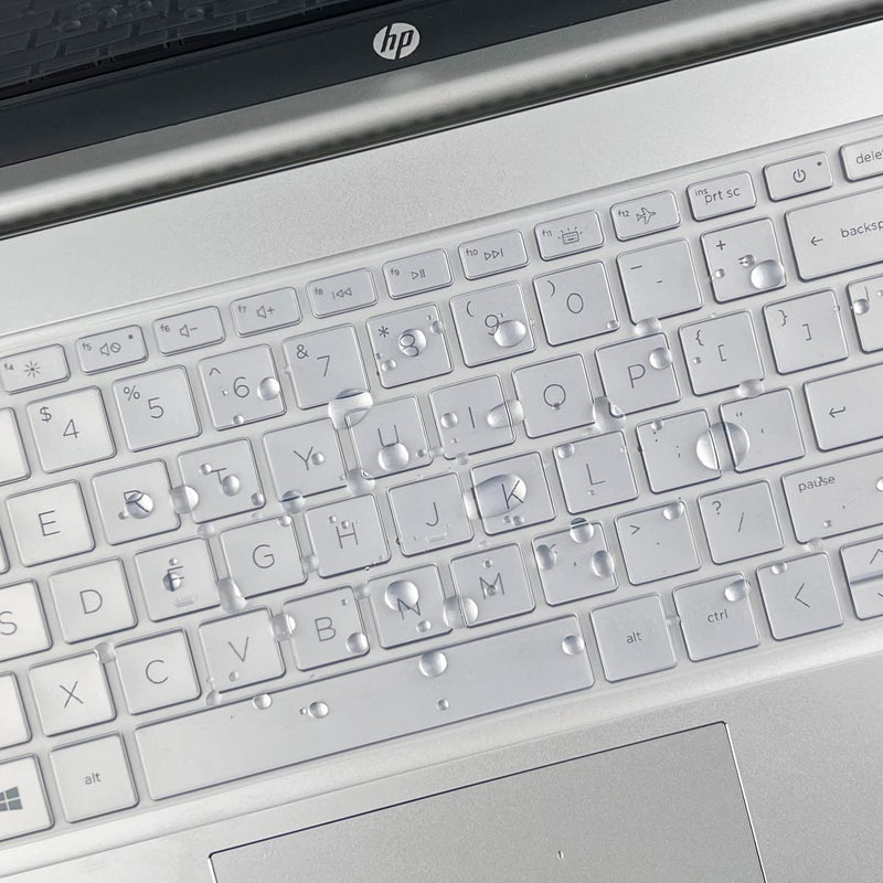 Keyboard Cover Skin for HP Laptop 15-eg/er 17-cn/cp 15-eg 15-er0056cl 15-er0051nr 15-er1053cl 15-er1077nr 15-er0096nr 15-er1047nr 15-eg2373cl 17t-cn200 17-cn2165cl 17-cn3097nr 17z-cp300 17-cp1747nr Clear