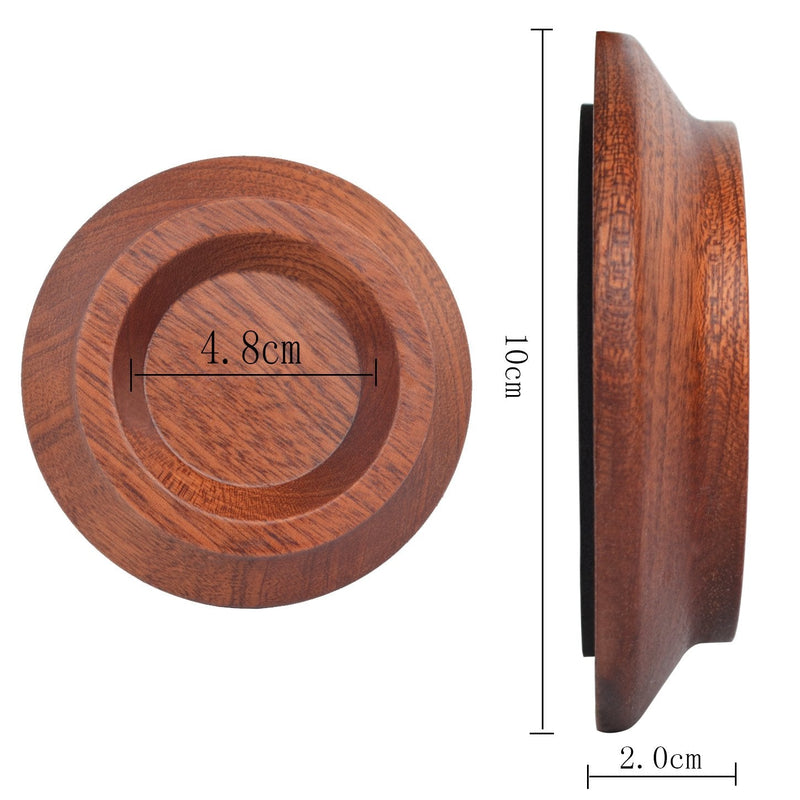 Upright Piano Caster Cups,Solid Wood Furniture,Piano Caster Cups - Non-Slip & Anti-Noise Foam (Sapele wood) Sapele wood